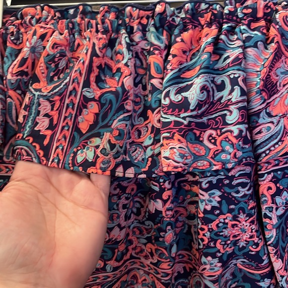 Off the shoulder maxi dress with elastic at waist and slit - Picture 3 of 6